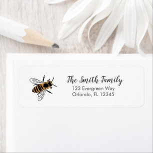 Honey Bee Painting Insect Art Address