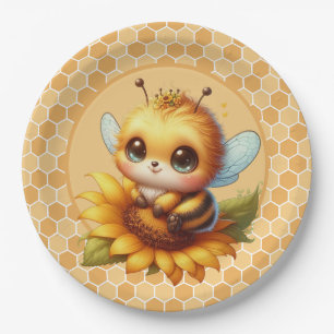 Honey Bee Pappteller