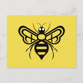 Honey Bee Postcard Postkarte