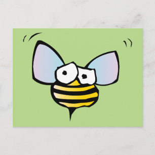 Honey Bee Postcard Postkarte