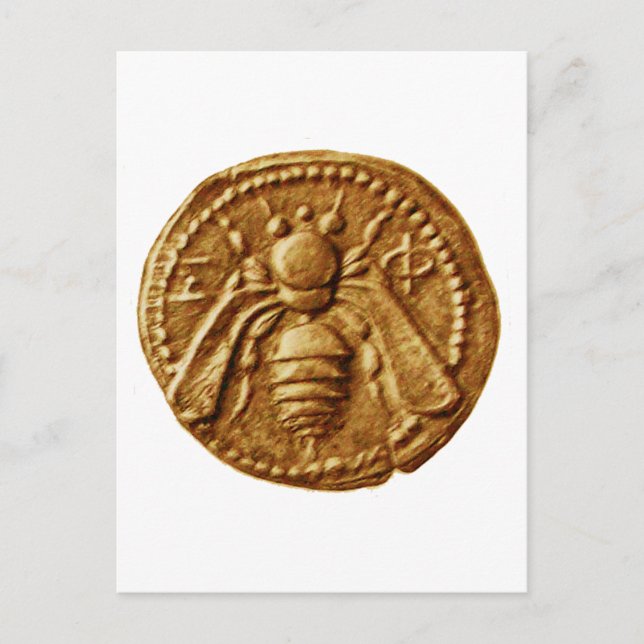 HONEY BEE POSTKARTE (Vorderseite)