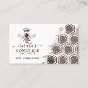 Honey Bee Products Business Card Visitenkarte