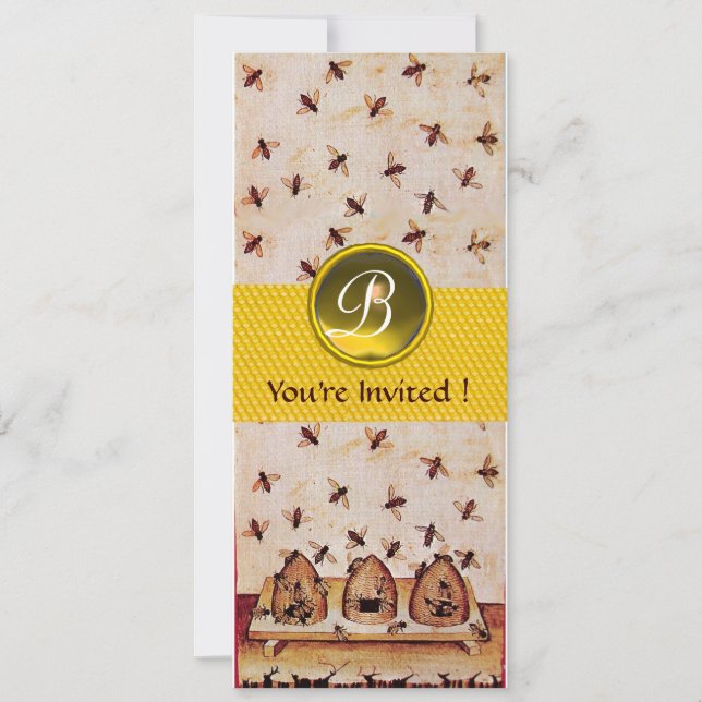 HONEY BEE,RINDFLEISCH EINLADUNG (Vorderseite)