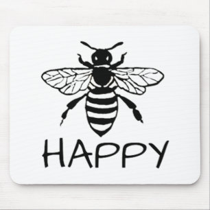 Honey Bee/ Sei glücklich Mousepad