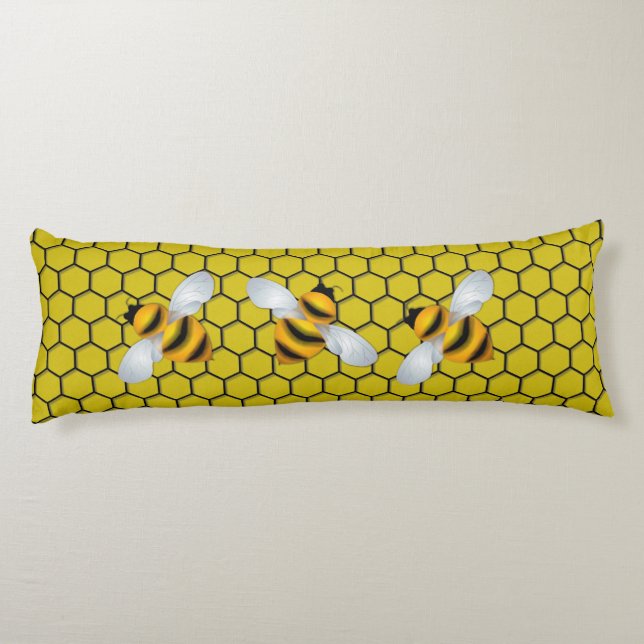 Honey Bee Seitenschläferkissen (Rückseite)