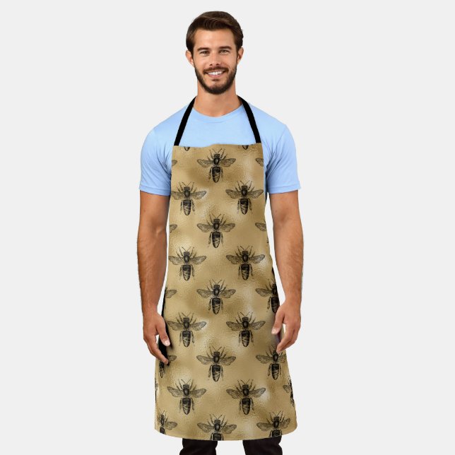 Honey Bee Series Design 14 Schürze (Getragen)