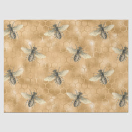 Honey Bee Series Design 6 Seidenpapier