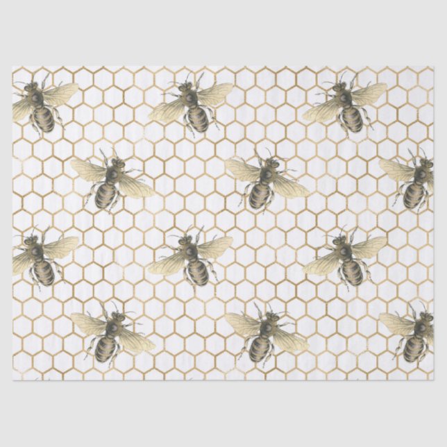 Honey Bee Series Design 7 Seidenpapier (Vorderseite)