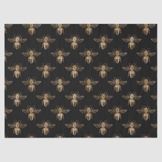Honey Bee Series Design One Seidenpapier (Vorderseite)