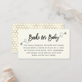 Honey Bee Theme Book Request Enclosure Card Platzkarte