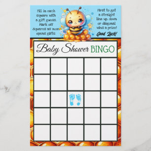 Honey bee Themed Bingo und wer kennt Mommy Best Flyer