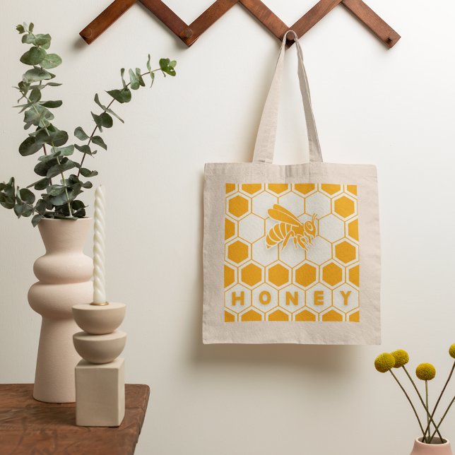 Honey Bee Tote Bag Tragetasche (Von Creator hochgeladen)