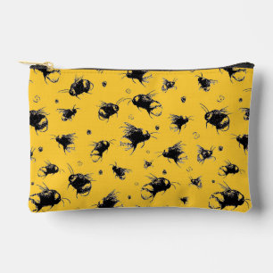 Honey Bee Watercolor Accessory Pouch Geschenk für Zubehörtasche