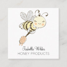 Honey Bee Watercolor Honey Products