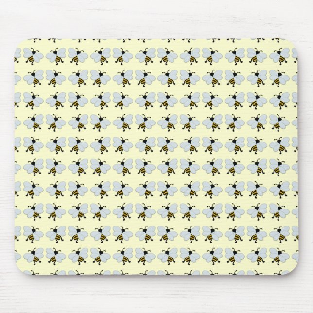 Honey Bee Watercolor Mousepad (Vorne)