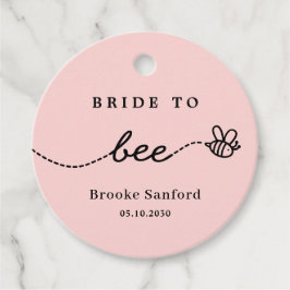 Honey Bee Wedding Bridal Baby Shower Fevor Tags Geschenkanhänger
