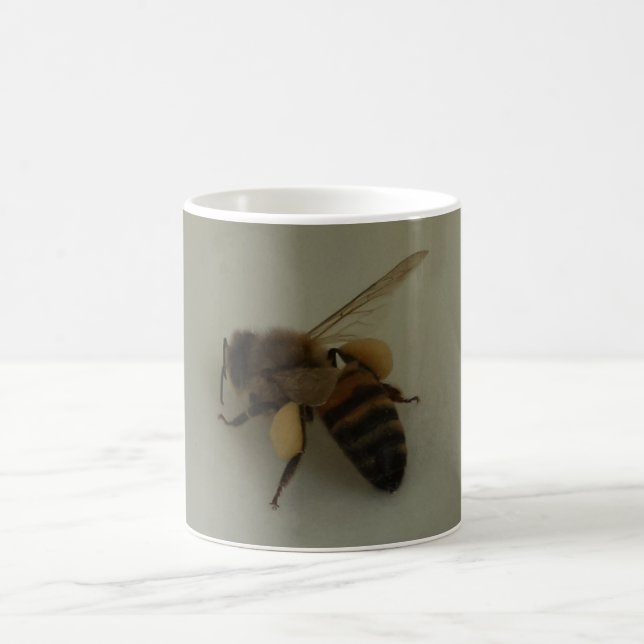 Honey Bee White Coffee Tasse (Mittel)