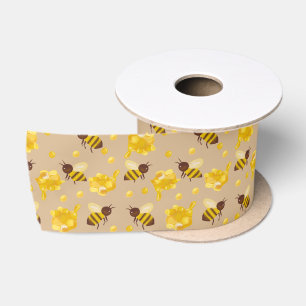 Honey Bee Wrapping Paper Satinband