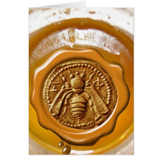 HONEY BEE YELLOW BROWN WAX SIEGEL (Vorne)