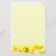 Honey Bee Yellow Honeycomb Stationery Briefpapier (Vorne/Hinten)