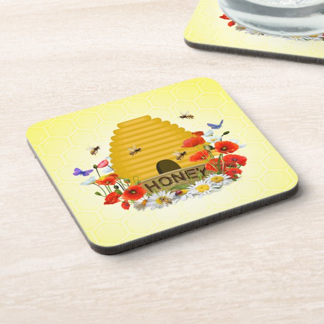 Honey Beehive, Imker, Untersetzer (Linke Seite)