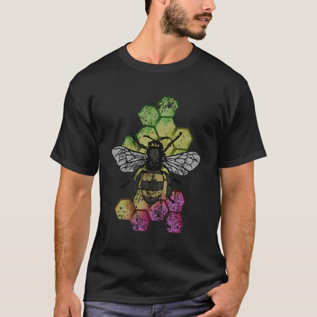 Honey Beekeeg Naturalist Insect T-Shirt (Vorderseite)