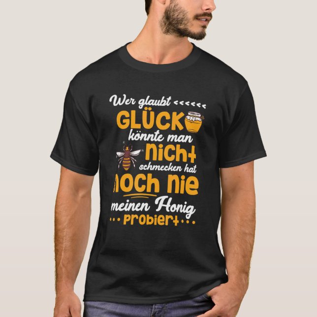 Honey Bees Beekeeper Beehive Honeycomb T-Shirt (Vorderseite)