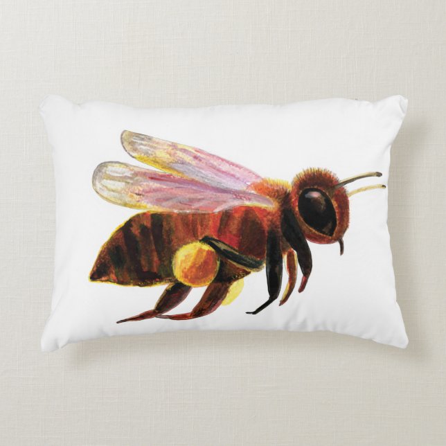 Honey Bees Flying Dekokissen (Vorderseite)