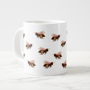 Honey Bees Flying Jumbo-Tasse