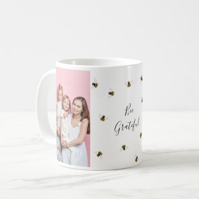 Honey Bees Foto Collage Kaffeetasse (Vorderseite Links)