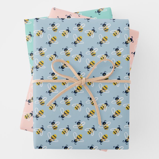 Honey Bees Geschenkpapier Set (Beispiel)