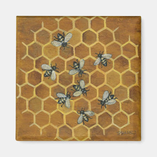 Honey Bees Magnet