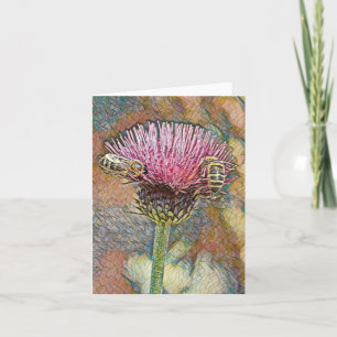 Honey Bees Mosaic Artwork Small Greeting Card Karte