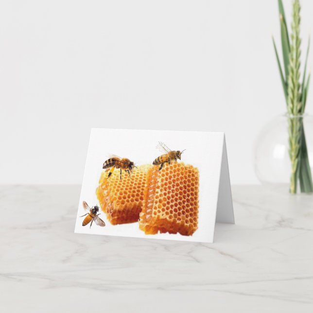 Honey Bees Note Card Karte (Vorderseite)