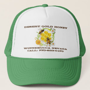 Honey Beey Honey Seller Beekeeper Apiarist Custom Truckerkappe