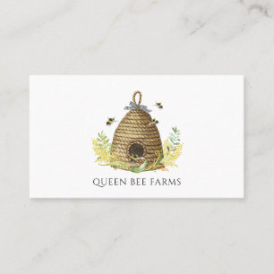 Honey Beve Hive Apiary Beekeeper Business Card Visitenkarte