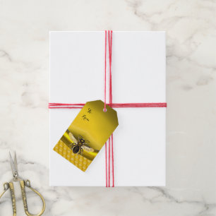 HONEY BEY ,BEEKEEPER RED WAX SIEGEL MONOGRAM GESCHENKANHÄNGER