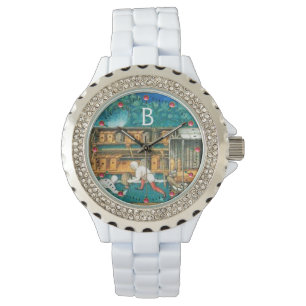HONEY BIE / BEEKEEPER BEEKEEPING MONOGRAM ARMBANDUHR