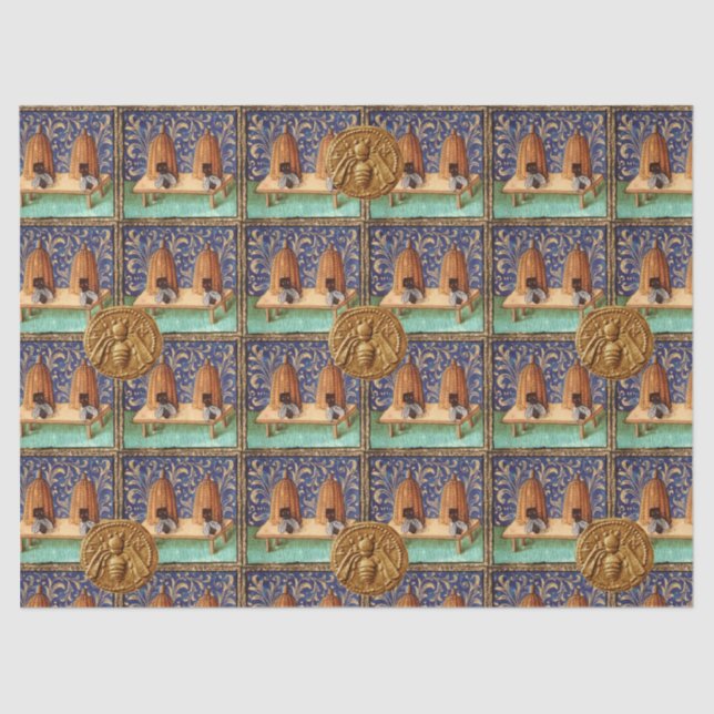 HONEY BIE COIN BEEVENES, BLENKEEPING, BEEKEEPER SEIDENPAPIER (Vorderseite)