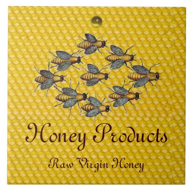 HONEY BIES / BEEKEEPER BEEKEEPING APIARY FLIESE (Vorderseite)
