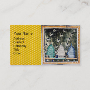 HONEY BIES, BIENENS, RINDFLEISCH, RINDFLEISCH, RIN VISITENKARTE