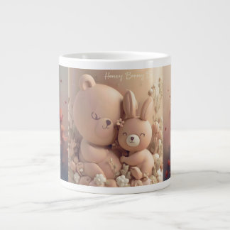 Honey Bonny Baby Mug – Baby Bear & Bunny Jumbo-Tasse