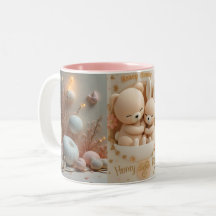 Honey Bonny Baby-Tasse – Babybär & Häschen