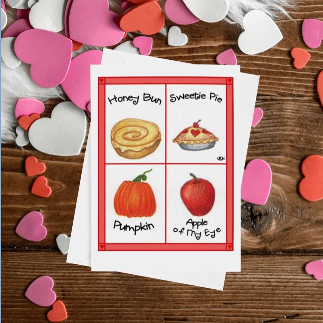 Honey Bun Anniversary Card Karte (Von Creator hochgeladen)