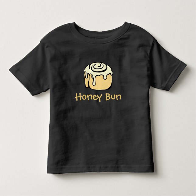 Honey Bun Boy oder Girl Funny Niedlich Simple Mode Kleinkind T-shirt (Vorderseite)