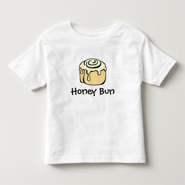 Honey Bun Boy oder Girl Funny Niedlich Simple Mode Kleinkind T-shirt (Vorderseite)