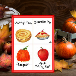 Honey Bun Inspirational Postcard Postkarte