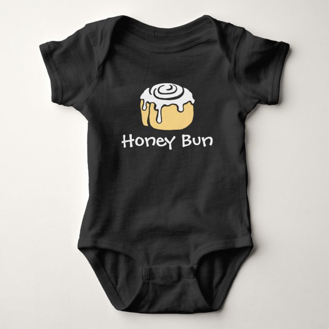 Honey Bun Niedlich Simple Modern Boy oder Girl New Baby Strampler (Vorderseite)