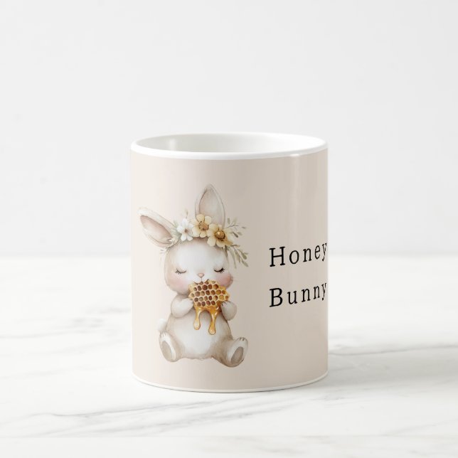 Honey Bunny Flowers Kaffeetasse (Mittel)