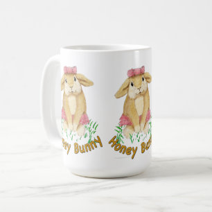 Honey Bunny liebt Lächeln Kaffeetasse
